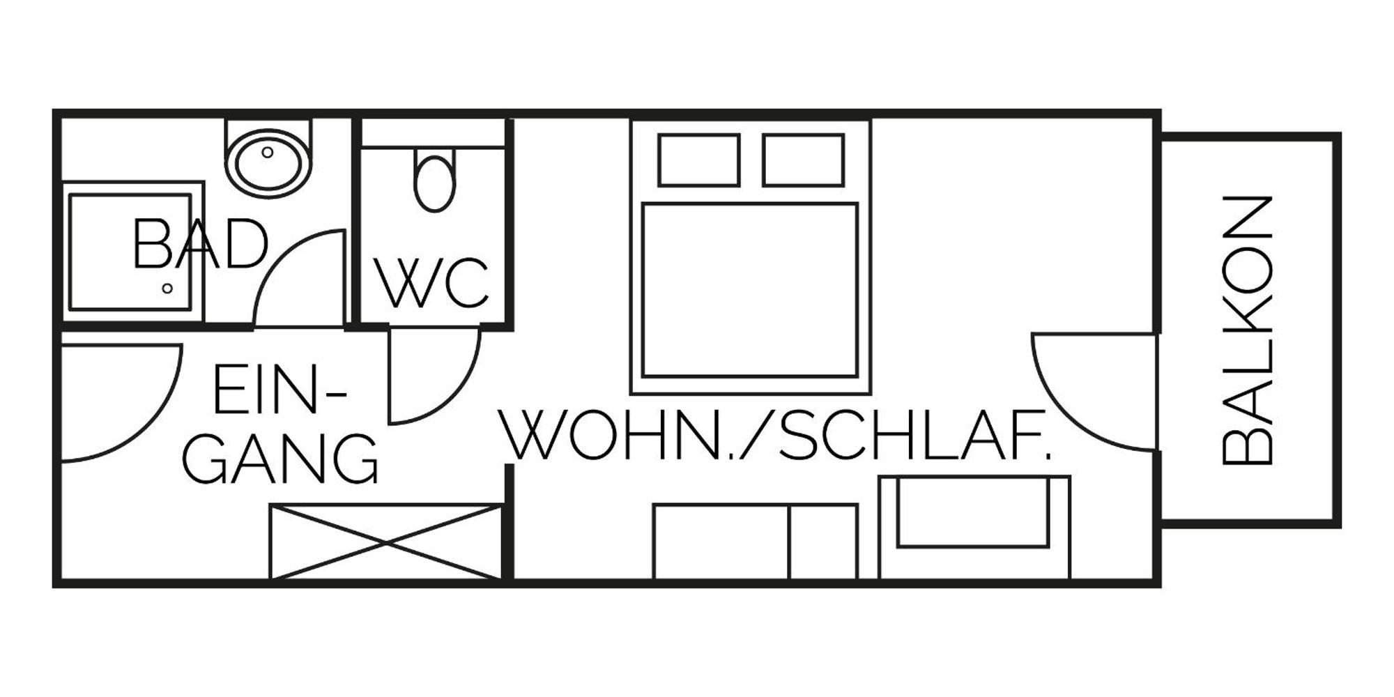 Standard Doppelzimmer